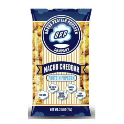 Popcorn protéiné au cheddar nacho (3 sacs)